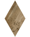 Carrelage imitation marqueterie bois décoré, losange 22x28cm, noir et chêne, sol et mur V adamant3