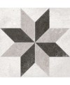 Carrelage imitation carreau de ciment étoile classique 20x20 cm V pukao taito blanco