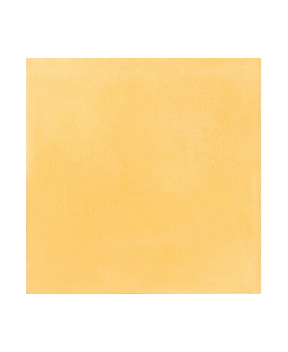 Carreau ciment jaune paille mat hexagone 20x17.4x1.6cm véritable 20