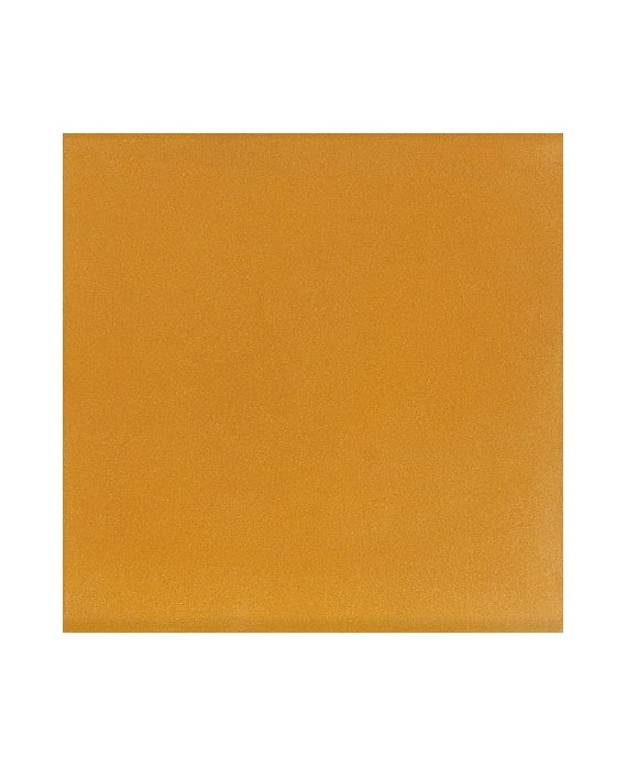Carreau ciment véritable jaune cumin mat hexagone 20x17.4x1.6cm