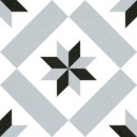 Carrelage imitation carreau ciment gris 20x20cm V Calvet