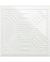Carrelage VO 3D dekorkodici KDGL 26 blanc 26x26x1cm