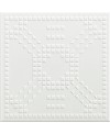 Carrelage VO 3D dekorkodici KDSB 26 blanc satiné 26x26x1cm