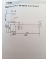 Siphon rond noir mat F406NS design en laiton pour lavabo