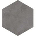 carrelage hexagone rift grafito 23x26.6 cm