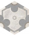 carrelage hexagone yerevan 23x26.6 cm