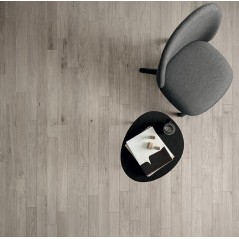 Carrelage effet plancher bois saule de bain, XXL 26.5x180cm rectifié, très longue lame edimnaturel gris