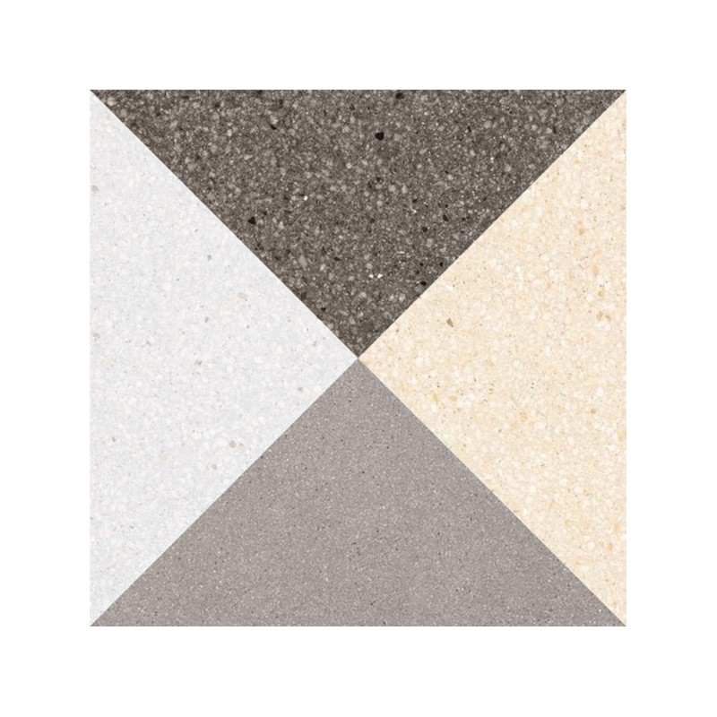 Carrelage imitation carreau ciment 20x20cm V cestio multicolorcm