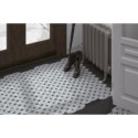 Carrelage losange, navette décor mat 10x30cm, equipecentury grey