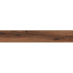 Carrelage imitation parquet foncé moderne brun, sol et mur, grande longueur XXL 30x180cm rectifié, santabwood cherry