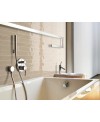 Carrelage salle de bain rectangulaire contemporain vison brillant equipcountry
