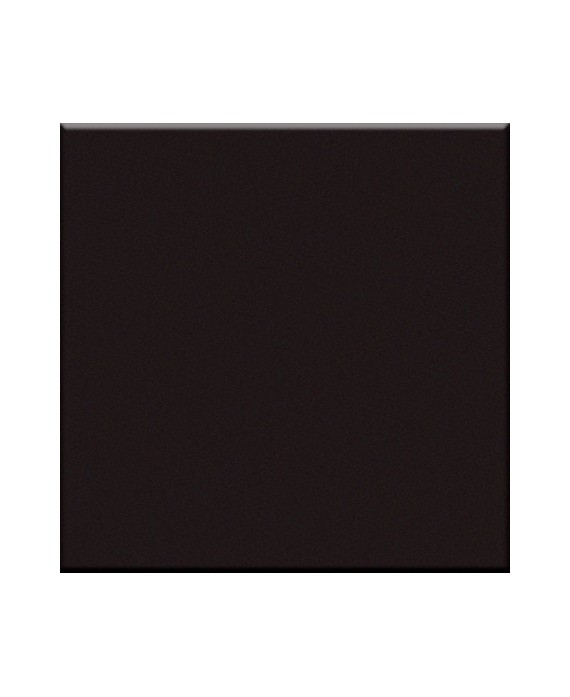 Cabochon E noir mat 5x5cm vendu à l'unité