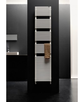 Sèche-serviette radiateur électrique design salle de bain contemporain Anttrimbath noir mat