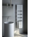 Sèche-serviette radiateur électrique design salle de bain contemporain Anth20bath blanc mat