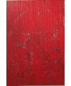 Peinture moderne, tableau contemporain figuratif, acrylique sur toile 116X89cm intitulée: vélo rose.