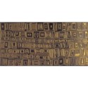 Carrelage effet métal or 20x40cm V michigan tawa oro