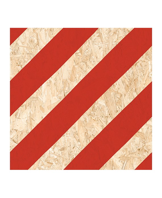 Carrelage imitation bois aggloméré ciment mat, décor, 59.3x59.3cm rectifié, R10, V strand nenets naturel rouge