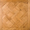 Plancher versailles chêne massif français vielli ancien, vieilli doré antique, ép : 21 mm , 98cmx98cm