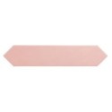 Carrelage navette imitation zellige rose brillant 5x25cm, eqarrow pink